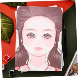 TEHAUX Reusable Face Painting Practice Board Washable Makeup Drawing Tool for Artists Simulation Facial Painting Template for Skill Improvement Adults