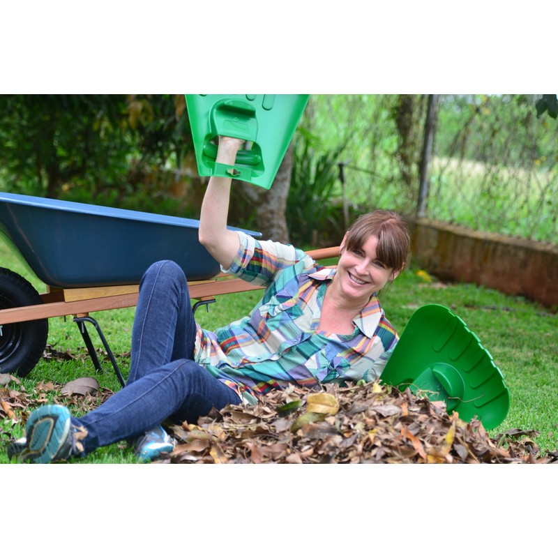 GARDEASE ReLeaf Leaf Scoops: Ergonomic, Large Hand Held Rakes for