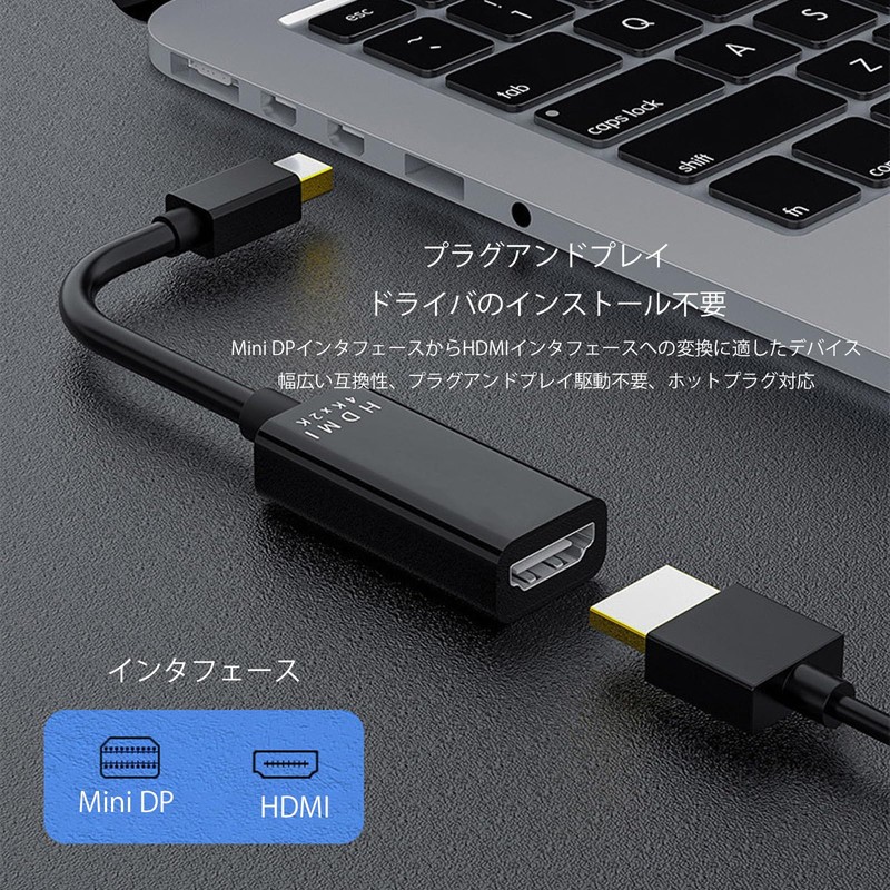 Mini DisplayPort to HDMI Adapter, Mini DisplayPort (public) to HDMI