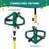 MOSIKEN Sprinkler for Yard, Rotating Garden Sprinkler for Large Area