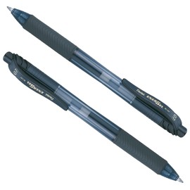 Pentel De México Bl107Bp2-A Bol Energel X, Tinta Negra, 0.7 Mm Blíster 2 Piezas,,, Pack Of/Paquete De 2