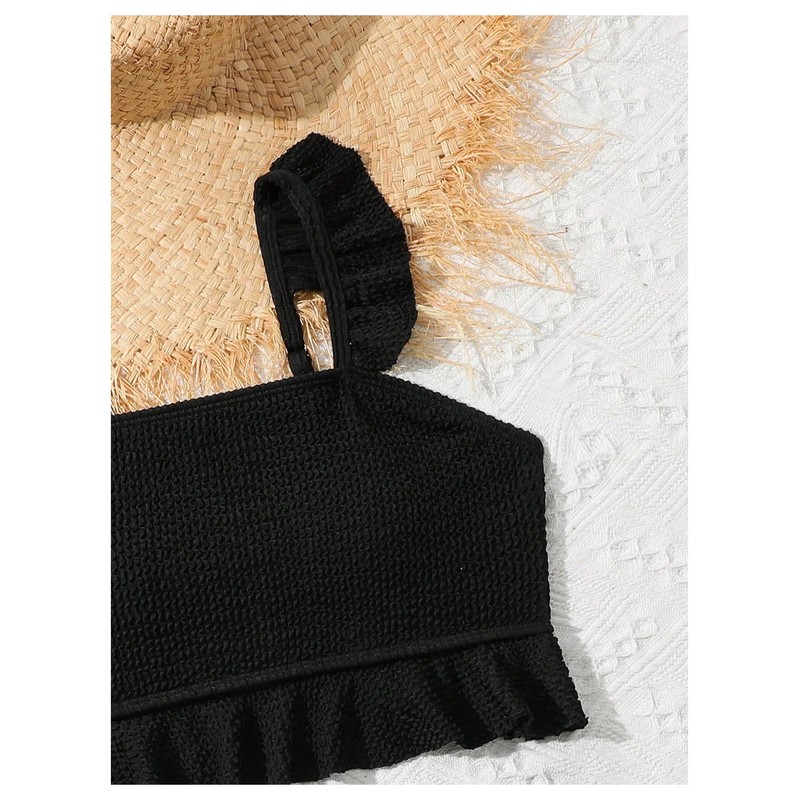 Floerns - Traje de baño de 2 piezas para niña