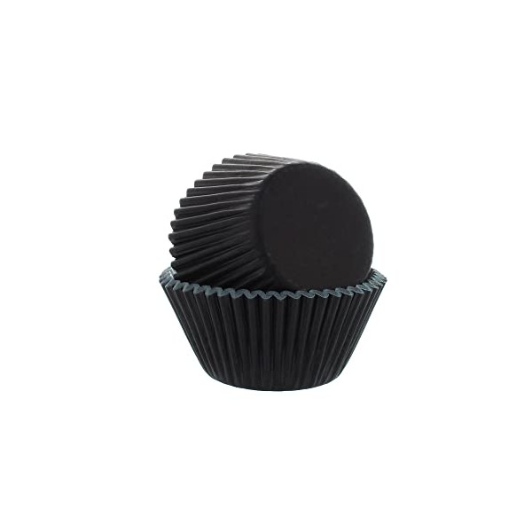 Culpitt Select Black Baking Cases, Greaseproof Paper Baking Cups, 50mm Cupcake Cases - Pack of 50
