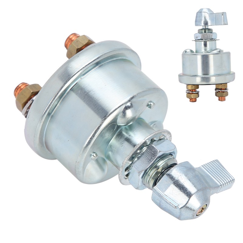 Battery Switch Disconnect Cut off Switch with Knob for Trucks