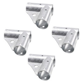 2" (1 7/8" OD) x 2" (1 7/8" OD) Chain Link Fence Gate Corner | Pressed Steel Gate Corner | Gate Elbow | Pack of 4