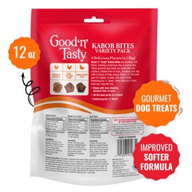 Good ‘n’ Tasty Kabob Bites, 12 oz, Treats For Dogs, Made with Real Chicken