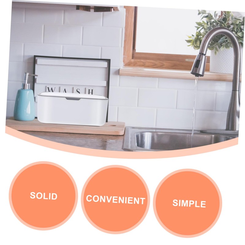 GLEAVI 1Pc Capacity Tissue Box Grey Material Wet and Dry