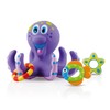Nuby Nuby Floating Octopus Toy with 3 Hoopla Rings -
