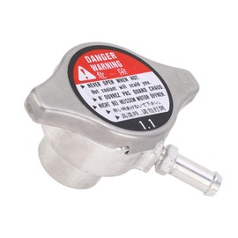 Welded Radiator Filler Neck with 32 mm Inner Diameter, Reliable Rustproof Aluminium Radiator Filler Nozzle with 1.1 Bar Closure for Most Cars