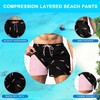 Keevoom Mens Swim Trunks Compression Liner Swim Shorts Swimwear Quick