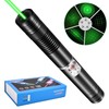 FUIIKEEM Rechargeable Green Beam Flashlight with Laser Pointer Long Distance