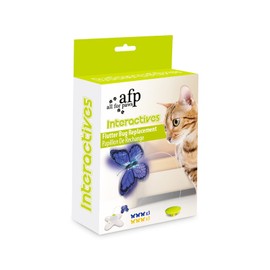 ALL FOR PAWS Interactive Cat Butterfly Toy with Two Replacement Flashing Butterflies Toy (Flutter Bug Re-Fill-6 Pack)…