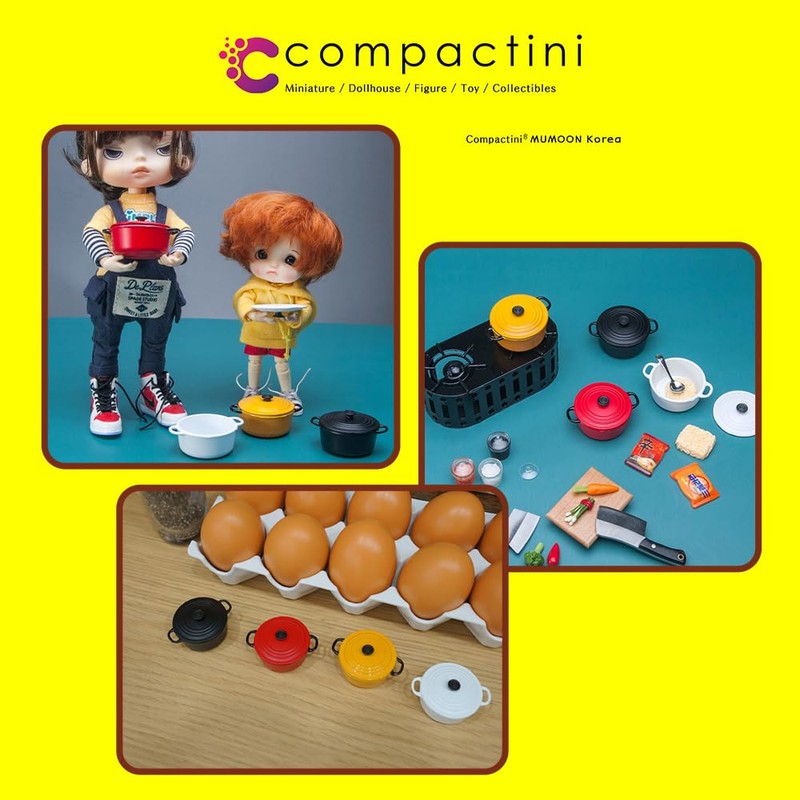 compactini Miniature Set 1:12 Scale Models Dollhouse Accessory Coffee Pot