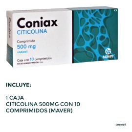 Citicolina 500mg Con 10 Comprimidos Nootropico Maver