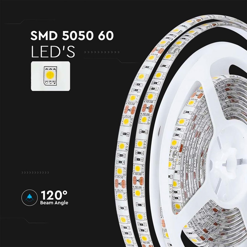 V-TAC Striscia Led da Esterno IP65 Impermeabile 12W - 5