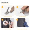 4Pcs Elastic Hat Clip for Travel, Hat Holder Hands Free