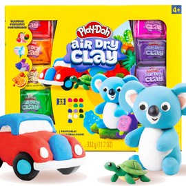 Play-Doh Air-Dry Clay Scented Variety Pack, Air Dry Clay for Kids, Modeling Clay for Kids, Arts & Crafts Gift, Craft Supplies, Molding & Sculpting Clay