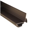 Pemko 085589 210DV36 Door Shoe, Dark Bronze Finish with Black