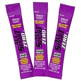 All Sport ZERO Sticks, Low Calorie, ZERO Sugar, Electrolyte Sports Drink Mix, Vending Pack (Grape, Pack of 10 (Vending Pack))