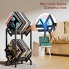 BOEASTER Vinyl Record Storage Rack, Record Holder 160-200 LP Storage