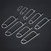 8/6/4 /2PCS Steel Brooch Shape Cotter Safety Pins, Spring Pin