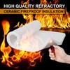 Lyrufexon Ceramic Fiber Insulation, 2 Pieces 24"x15.7"x1"Thick, 2600F Fireproof Insulation