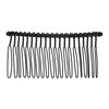 VOCOSTE Anti-Slip Hairside Comb Axserie Metal Black Hair Side Comb