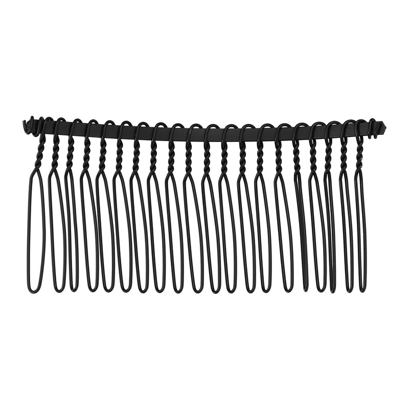 VOCOSTE Anti-Slip Hairside Comb Axserie Metal Black Hair Side Comb