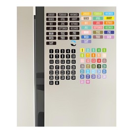 Double-Sided Magnetic Numbers and Months Date for Dry Erase Calendar Whiteboard 51pcs Days of The Week and Months Calendar Dates Indicators for Office(Color1)