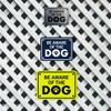 Classic Framed Diamond, Be Aware of the Dog Sign (Brushed
