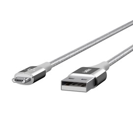 Belkin MIXIT DuraTek Micro-USB to USB Cable, 4 Feet (Silver)