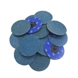 USA Local Stock 25PCS 3 Inch 24-120 Grit Zirconia Roll Lock Die Grinder Sanding Discs Quick Changematerial: Zirconia Alumina, grit: 25PCS-60#