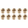 eMagTech Brass Blanking Plugs, Hexagon Socket, Pipe Fitting, Head Cap,