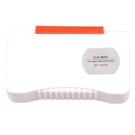 Fibre Optic Cleaning Box for 1.25 mm/2.5 mm, Single and Multi Mode, LC, SC, FC, ST, MU, MPO (w/o pins) Fibre Optic Connector - Cleans 500+ Times