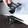 2 Pcs Black Large Bull Clips, Bull Hinge Clip Binder