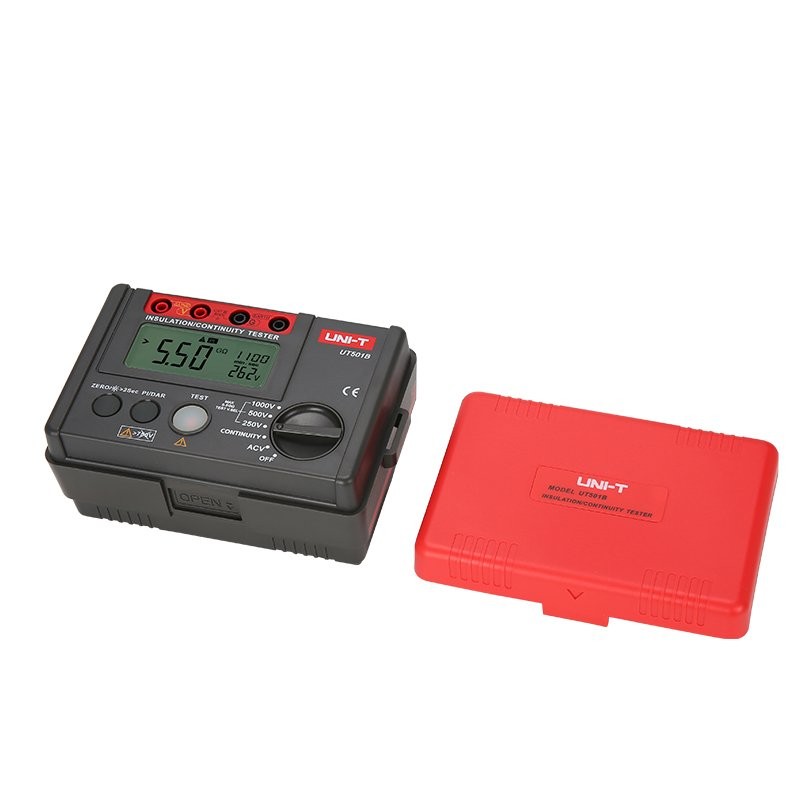 UNI-T UT501B Series UT500 Insulation Resistance Tester, 250V/500V/1000V, 1mA
