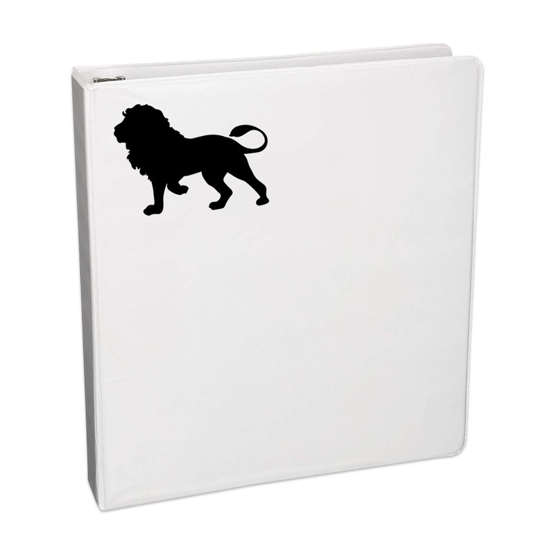 Bargain Max Decals Standing Lion Silhouette Decal Notebook Car Laptop
