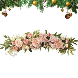 Wedding Arch Flowers | Rustic Flower Swag for Wedding Arch,Artificial Arrangements Welcome Ceremony Sign and Reception Backdrop Floral