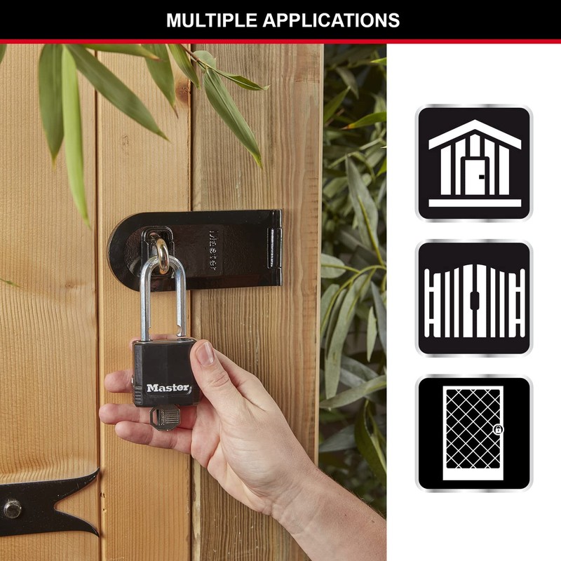 MASTER LOCK Heavy Duty Padlock [Key] [Covered Laminated Steel] [Weatherproof