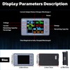 DROK Digital Multimeter, DC 8-100V 100A Battery Monitor 12V 24V