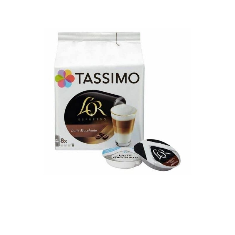 Tassimo T Discs L'OR Espresso Latte Macchiato (1 Pack, 16