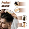 5Pcs Beard Brush for Men, Slick Back Hair Brush Beard