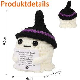 WenmthG Anti-Stress Small Gift Knitted Ghost