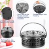 Retyion Exquisite Metal Mosquito Coil Holder Long-Lasting Coil Incense Burner