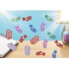 Aotunbey, 2 Pack Resin Paperclip Shape Bookmark Silicone Mold 9-Cavity