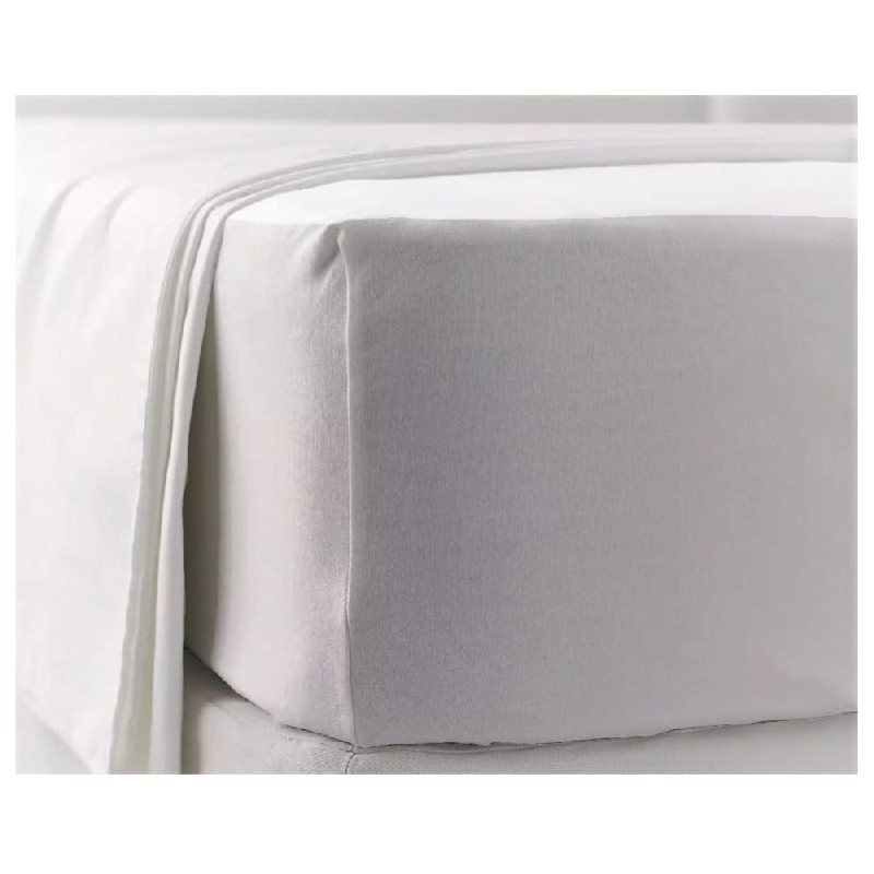 Maple Threads T200 Cotton Deep Fitted Sheet, White, 100% Cotton