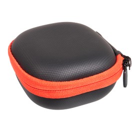 CaseSack Open Ear Headphones Case for Oladance OWS Pro Open Ear Headphones, OWS 2, OWS 1 Open Ear Headphones with Travel Charging Case (Black with Orange Zip)