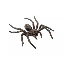 Safari Wolf Spider, Hand Painted, Realistic Figurine, Model, Gift 5" CH186 BB115