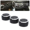3PCS Car Air Condition Switch Thermal Controller Knob Replacement for
