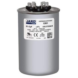 80+5 MFD Capacitor 80/5 uF 370/440 VAC Round Dual Run Capacitor for Air Conditioner,Heat Pump Condenser,Fan Start